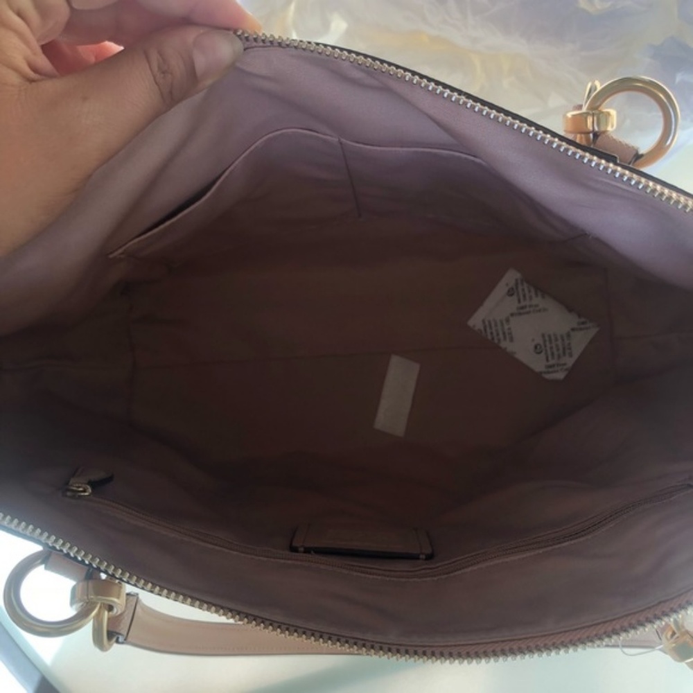COACH Ava Tote Bag Nude Pink - Picture 6 of 7